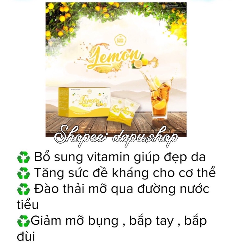 (EMO LEMON) Trà Chanh Emoslim giảm cân cấp tốc