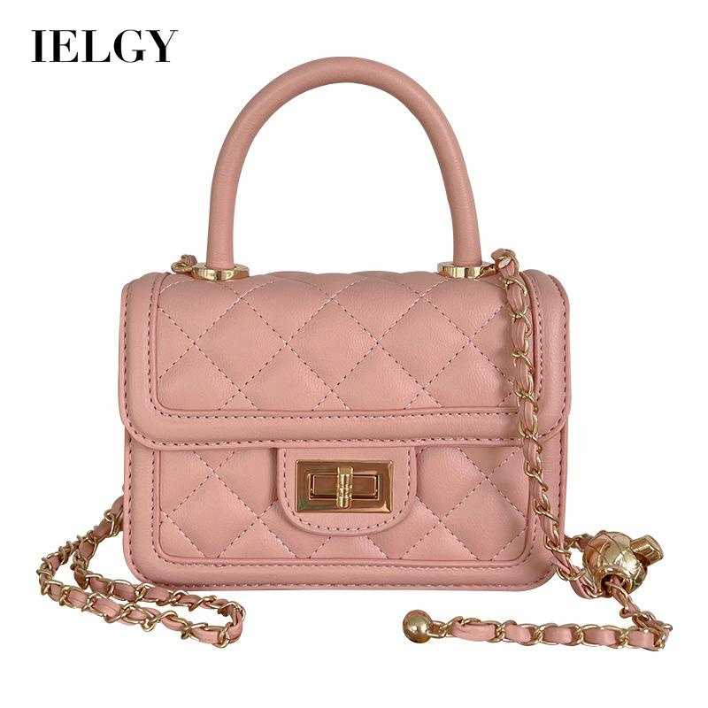 Túi Đeo Chéo Hình Vuông Nhỏ Có Khóa Thời Trang Cho Nữ