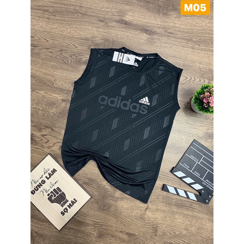 Áo ba lỗ thể thao nam thấm hút mồ hôi, chất thun lạnh co giãn 4 chiều | BigBuy360 - bigbuy360.vn