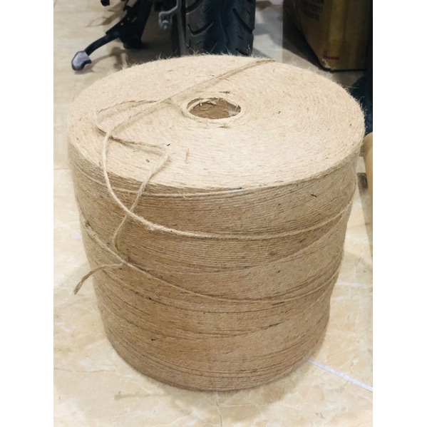 Cuộn Dây Đay 50m Sợi 2mm Làm Quai Túi Giấy Kraft, Trang Trí Handmade...(Dây Thừng/Dây Gai/Dây Bố/Dây Cói)