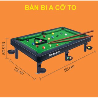 [Size Lớn 50 cm] Bàn Bi A mini có số mặt nỉ, Bàn Bida Cho Bé Nhiều Kích Cỡ, Đầy Đủ Phụ Kiện