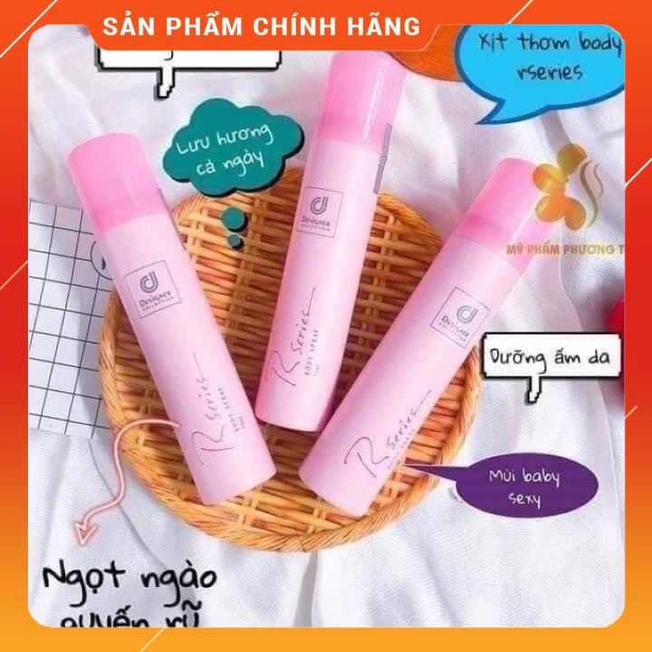 Xịt thơm body RSERIES chai  màu hồng 75ML KHỦ MÙI CƠ THỂ DÀNH CHO NŨ -LIU HƯƠNG THƠM LÂU GIÚP BẠN TỰ TIN CẢ NGÀY NNĐỘN