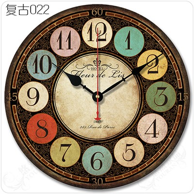 Đồng hồ treo tường gỗ 30cm trang trí (còn nhiều mẫu sau ảnh bìa)