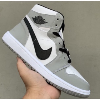 Giày jordan cao cổ màu xám , giày sneaker jodan xám full box bill