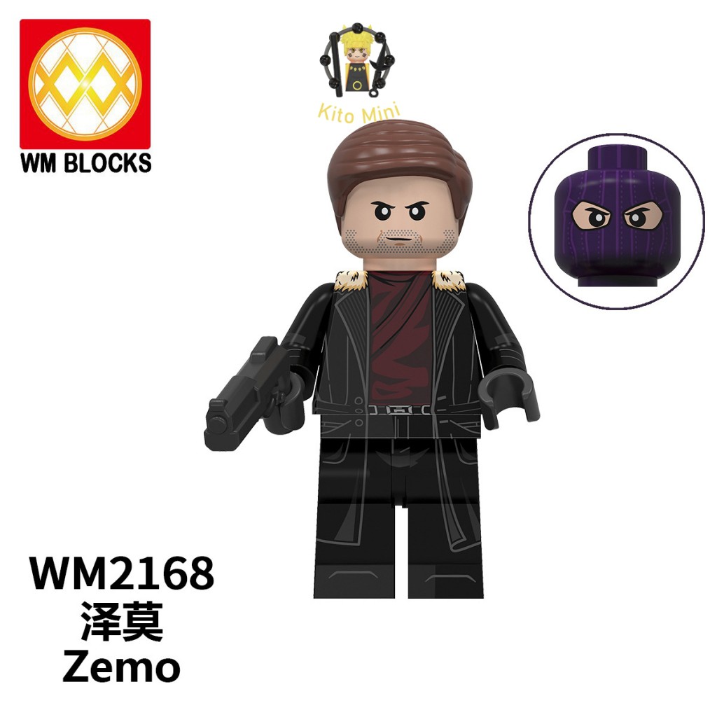 Minifigures Lắp Ráp Mô Hình Nhân Vật Truyện Tranh Phim Marvel Avengers Winter Soldier Falcon WM6117 Bán Lẻ