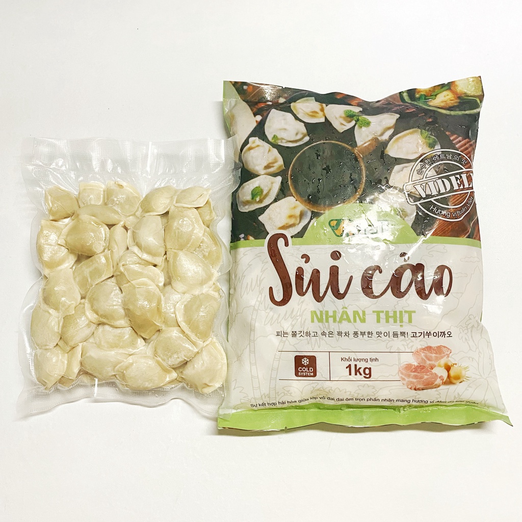 Sủi cảo nhân thịt Videli - Sủi cảo gói 1kg - Siêu Thị Lẩu | BigBuy360 - bigbuy360.vn