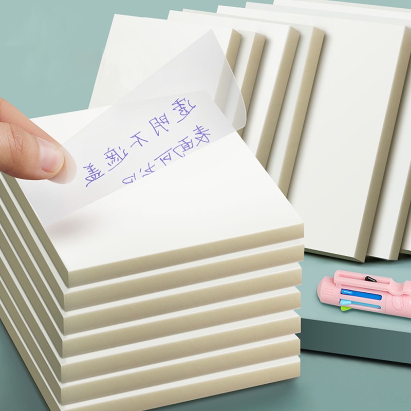 Giấy note copy DecorMe giấy note trong suốt tàng hình giấy ghi chú nhiều màu không thấm nước phụ kiện văn phòng phẩm