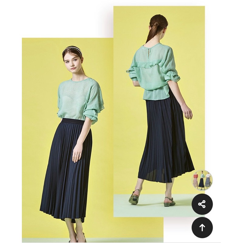 Váy voan xếp li HQ - size 55 66 77 88