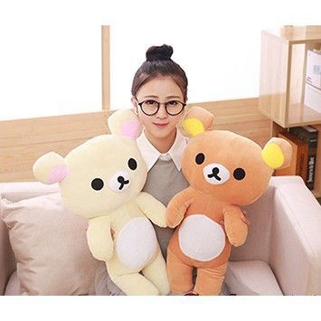 Gấu Bông Rilakuma Siêu Mềm Siêu Dễ Thương - Chất Liệu Cao Cấp - Kích Thước 55cm- Được Xem Hàng Trước