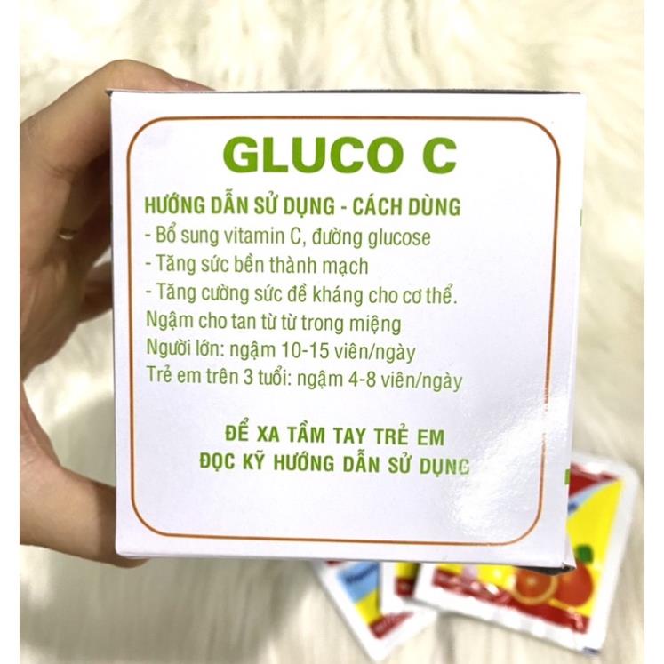 Kẹo Ngậm Vitamin C Gói 20 Viên Glucose C, Tăng Cường Sức Đề Kháng Cho Cơ Thể