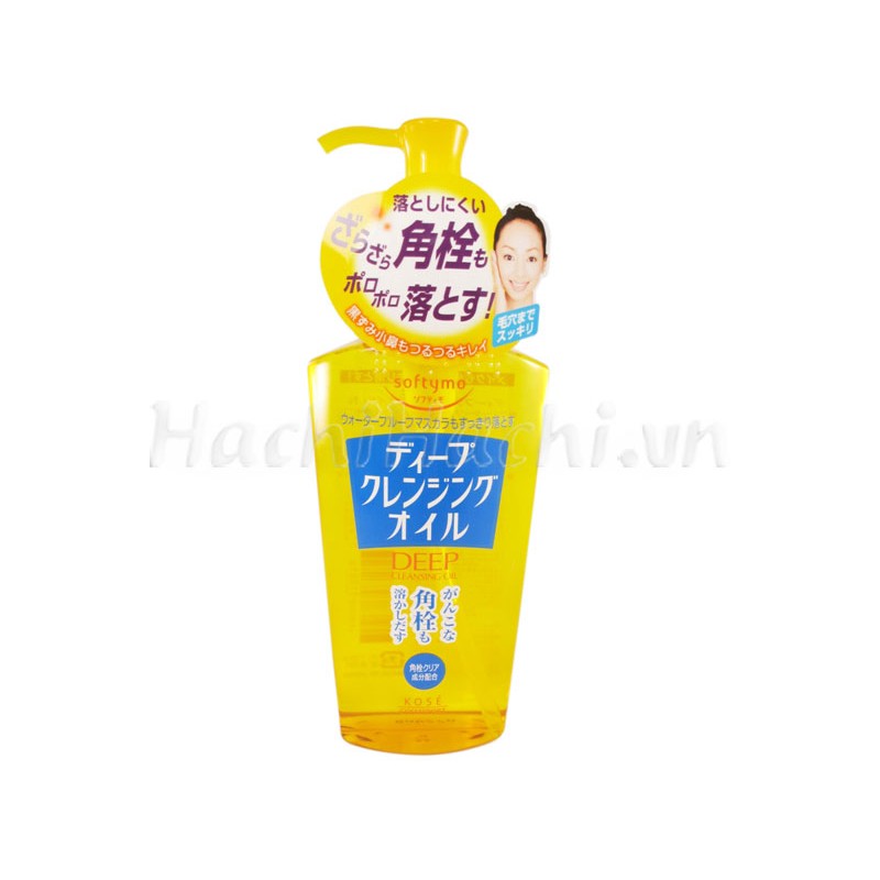 Dầu tẩy trang Kosé Softymo 230ml Deep Cleansing oil - Hachi Hachi Japan Shop