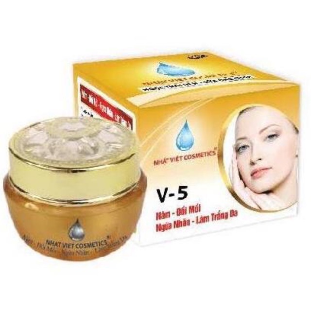 Kem Dưỡng Trắng Da Nhật việt cosmetics-kem mụn nám v3 v4 v5 v6