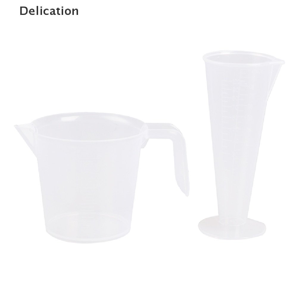 [Delication] Plastic Measuring Cup with Scale Handle Transparent Measuring Cups Nesting Hot