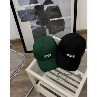 Mũ lưỡi trai in2000clothing hai màu đen,xanh rêu