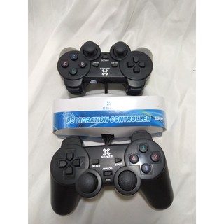 Combo 2 Tay cầm chơi game Rung Controller dùng 1 Cổng USB cho máy tính bàn PC, Laptop