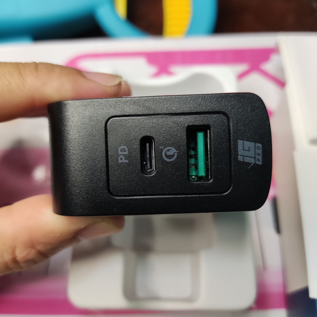Củ sạc nhanh Rampow 36W, Cốc sạc nhanh nhập khẩu từ Mỹ không kén sạc dùng cho androi IP sạc dự phòng, tai nghe SATOPA
