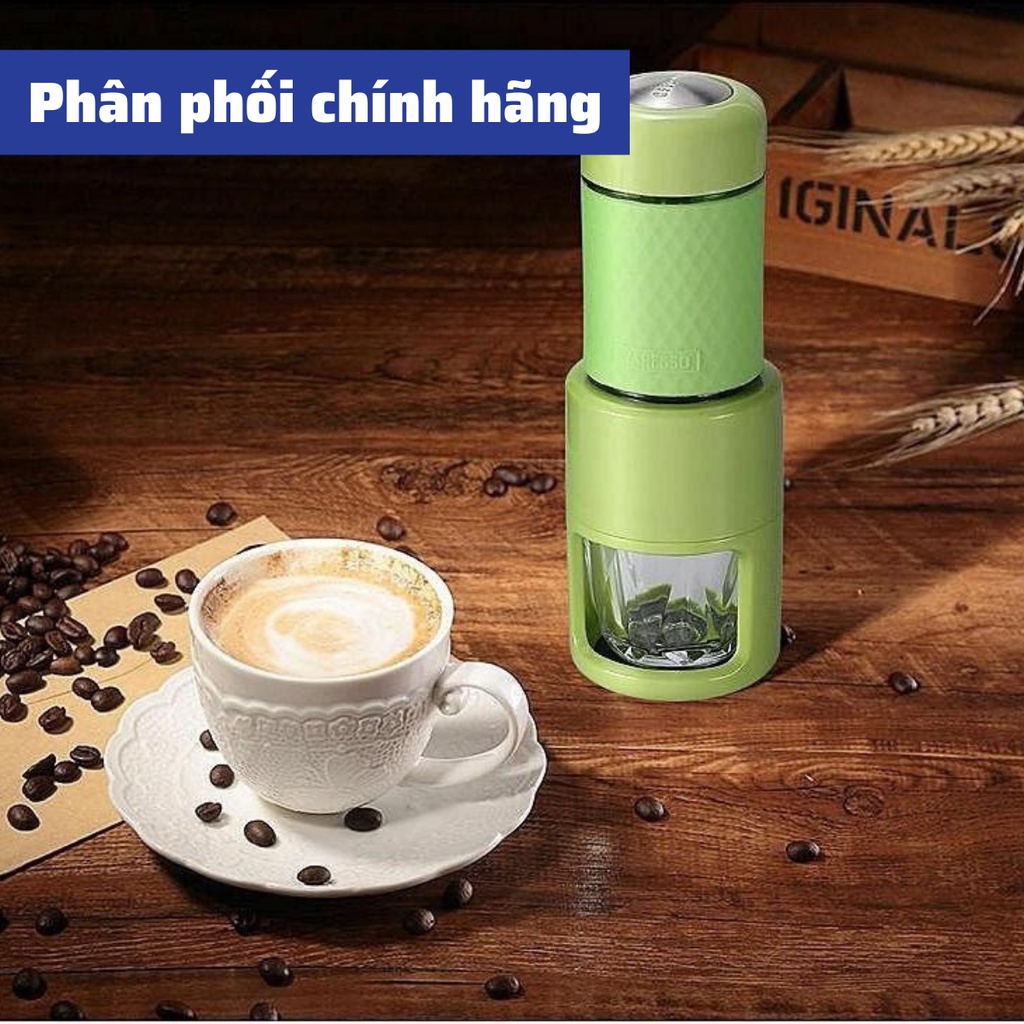 máy pha cafe mini STARESSO BASIC Chính hãng máy pha cà phê cầm tay bản nâng cấp mới nhất 2021 bảo hành 1 năm