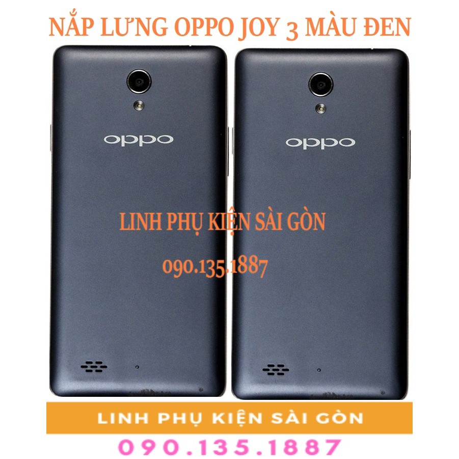 NẮP LƯNG OPPO JOY 3 MÀU ĐEN