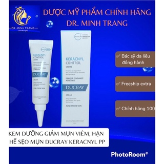 Ducray Keracnyl PP kem dưỡng giảm mụn, kiềm dầu 30ml