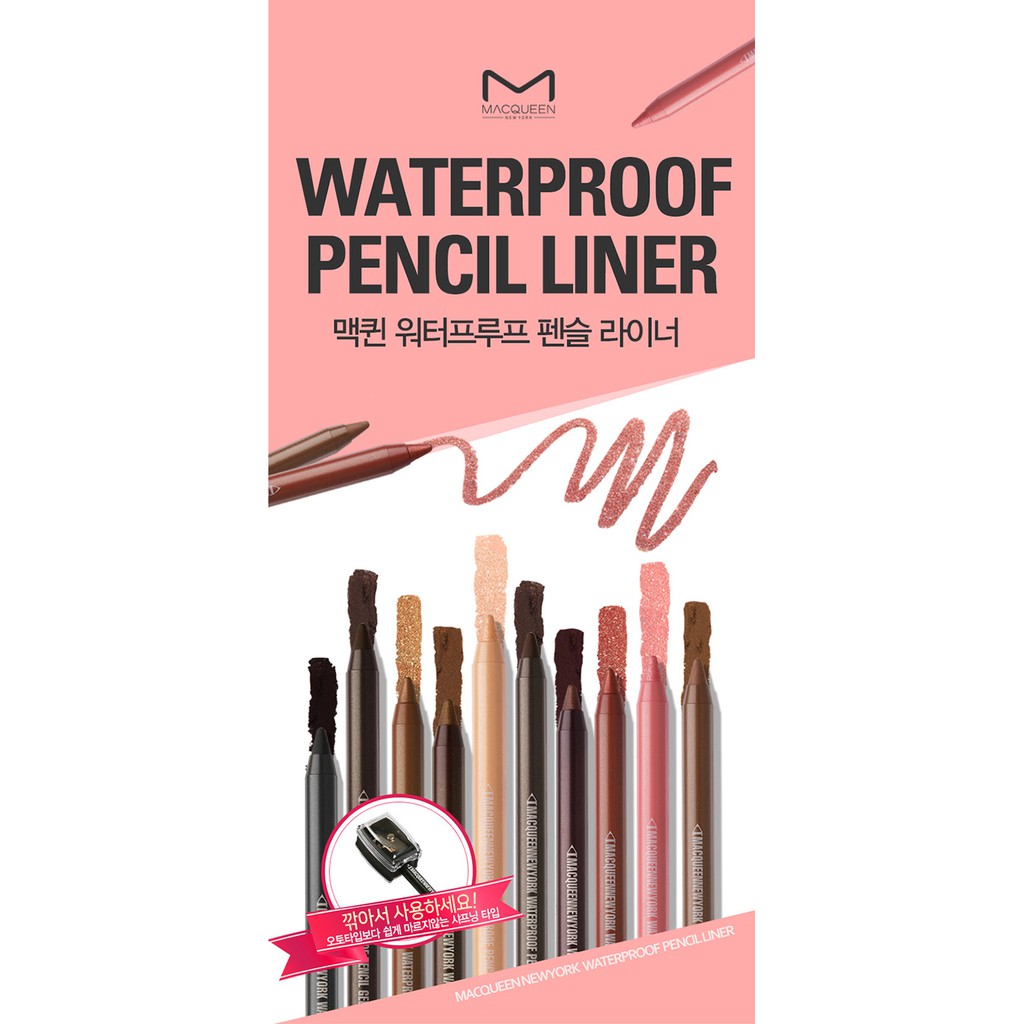 Kẻ mắt Waterproof pencil liner MacQueen