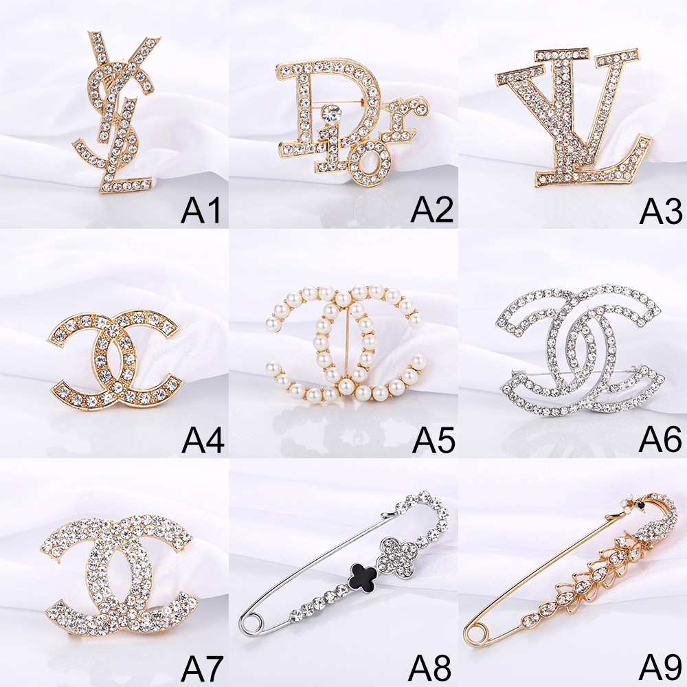 Hishop Ghim cài áo tạo hình hoa đính ngọc trai thời trang