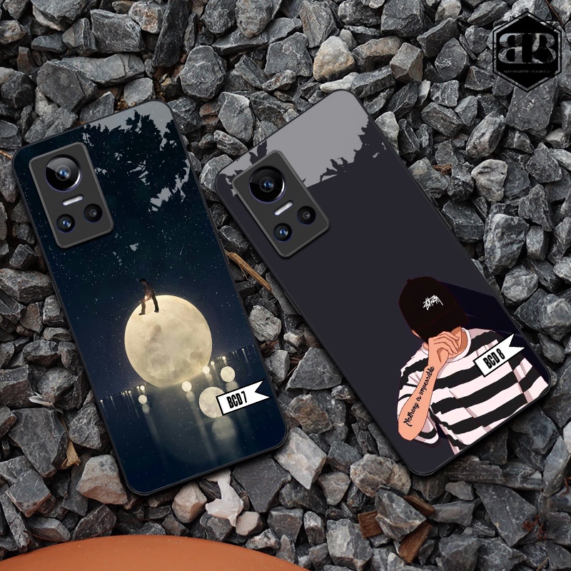 Ốp lưng kính cường lực Realme GT Neo 3 boy cô đơn