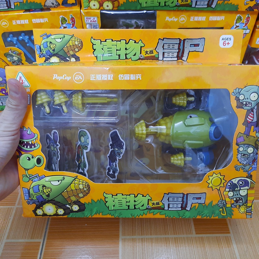 Mô hình máy bắn ngô đồ chơi Plants vs Zombies đồ chơi trẻ em H28005