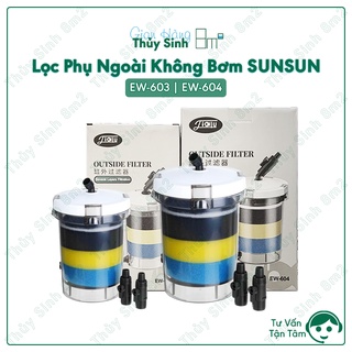 Lọc phụ sunsun ew-603, ew-604 cho hồ thủy sinh | 8m2