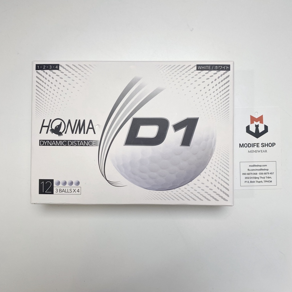Bóng Golf Honma D1 (New) - Hộp gồm 12 quả - Modife Shop