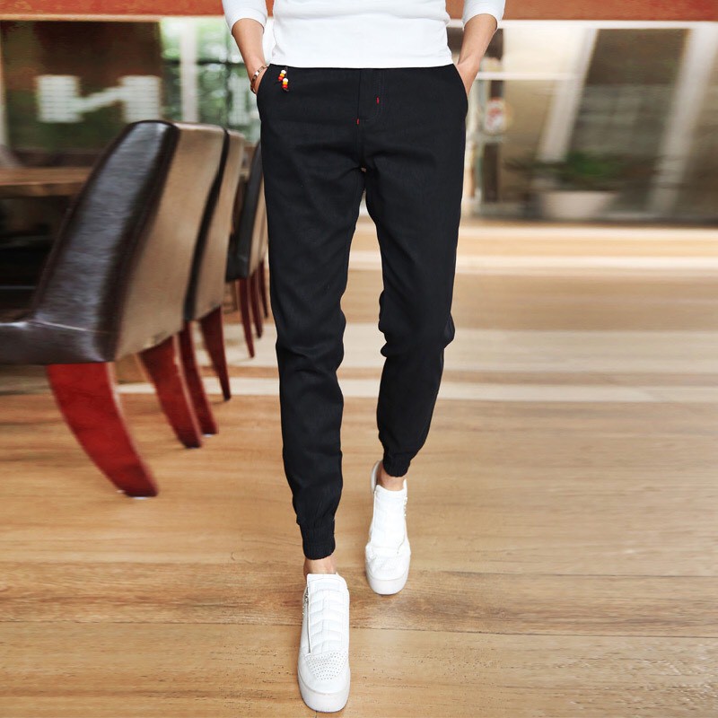 QUẦN JOGGER NAM BÓ ỐNG TRƠN PHONG CÁCH, CHẤT KAKI THỜI TRANG - 3 MÀU BTQ555