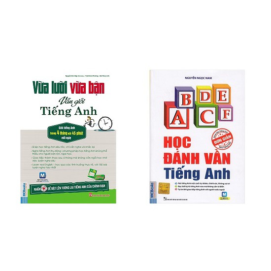 Sách - Combo 2 sách Học Đánh Vần Tiếng Anh và Vừa Lười Vừa Bận Vẫn Giỏi Tiếng Anh