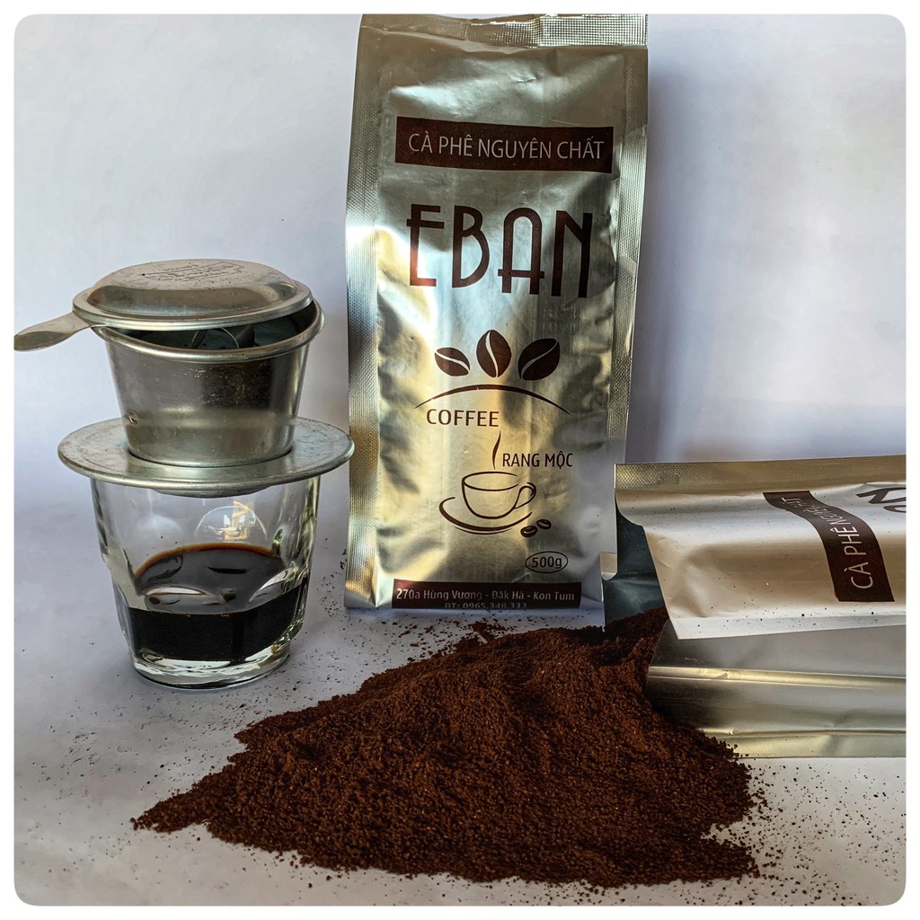 Miễn phí cước 5kg Cà phê nguyên chất hữu cơ Eban.Rang mộc. Bột hoặc Hạt pha máy | BigBuy360 - bigbuy360.vn