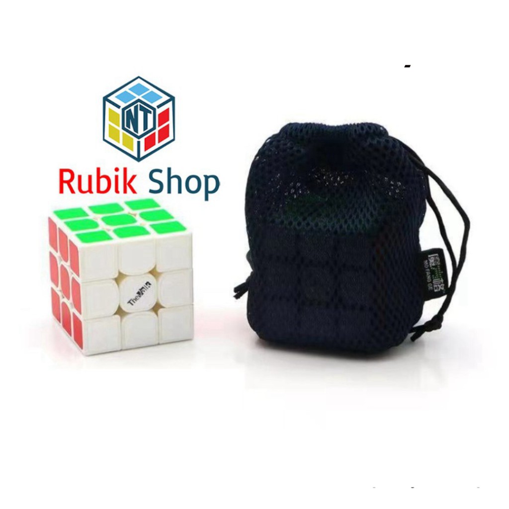 [Phụ Kiện Rubik] Túi đựng Rubik 3x3x3 hãng QiYi (Màu Đen) / Túi đựng rubik gan