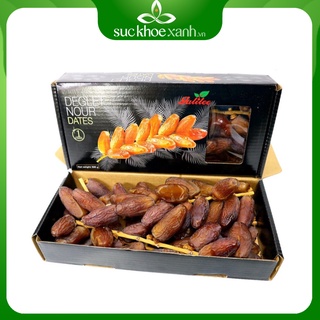 Chà là nguyên cành Deglet Nour Galilee Israel hộp 500g - Hàng chính hãng