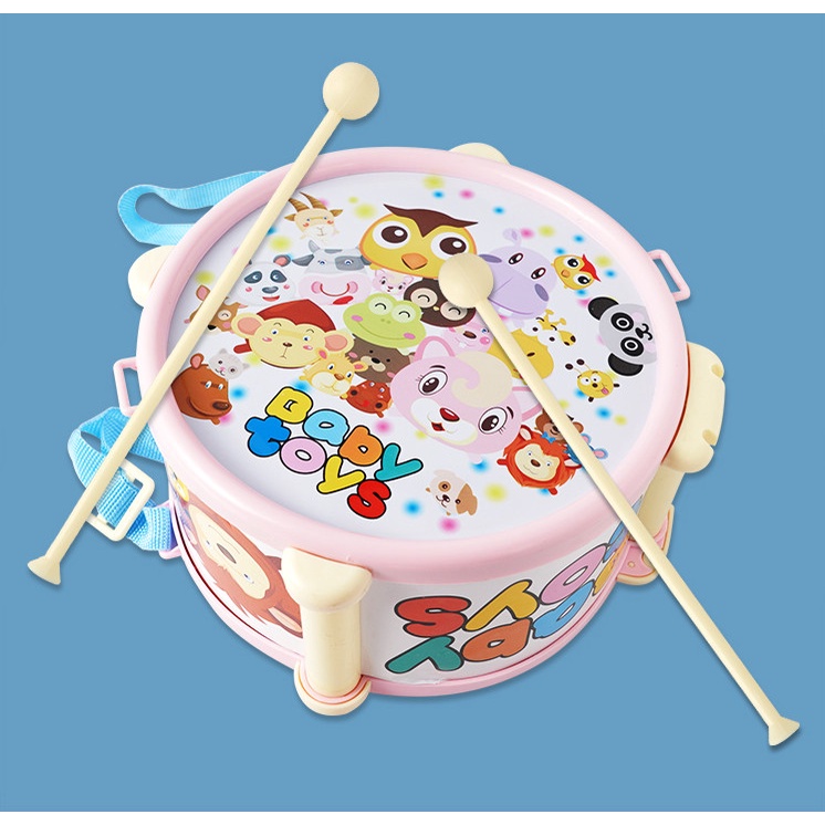 Đồ chơi vận động cho bé - Bộ đồ chơi âm nhạc đánh trống thổi kèn 7 món cho bé rất thú vị