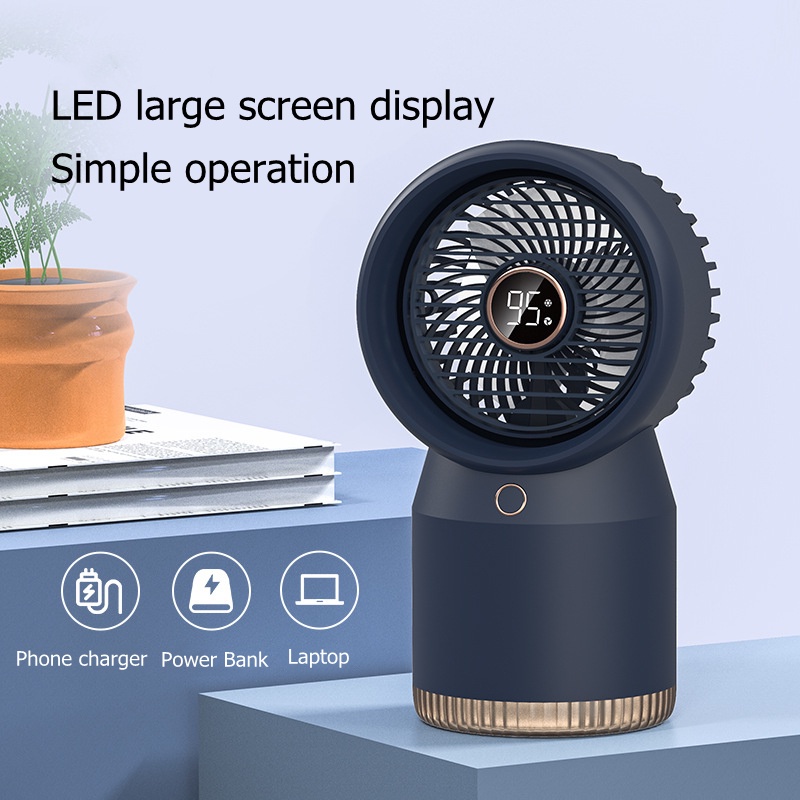 Quạt Phun Sương Làm Ẩm Không Khí Sạc USB Yên Tĩnh Cho Nhà Ở / Văn Phòng
