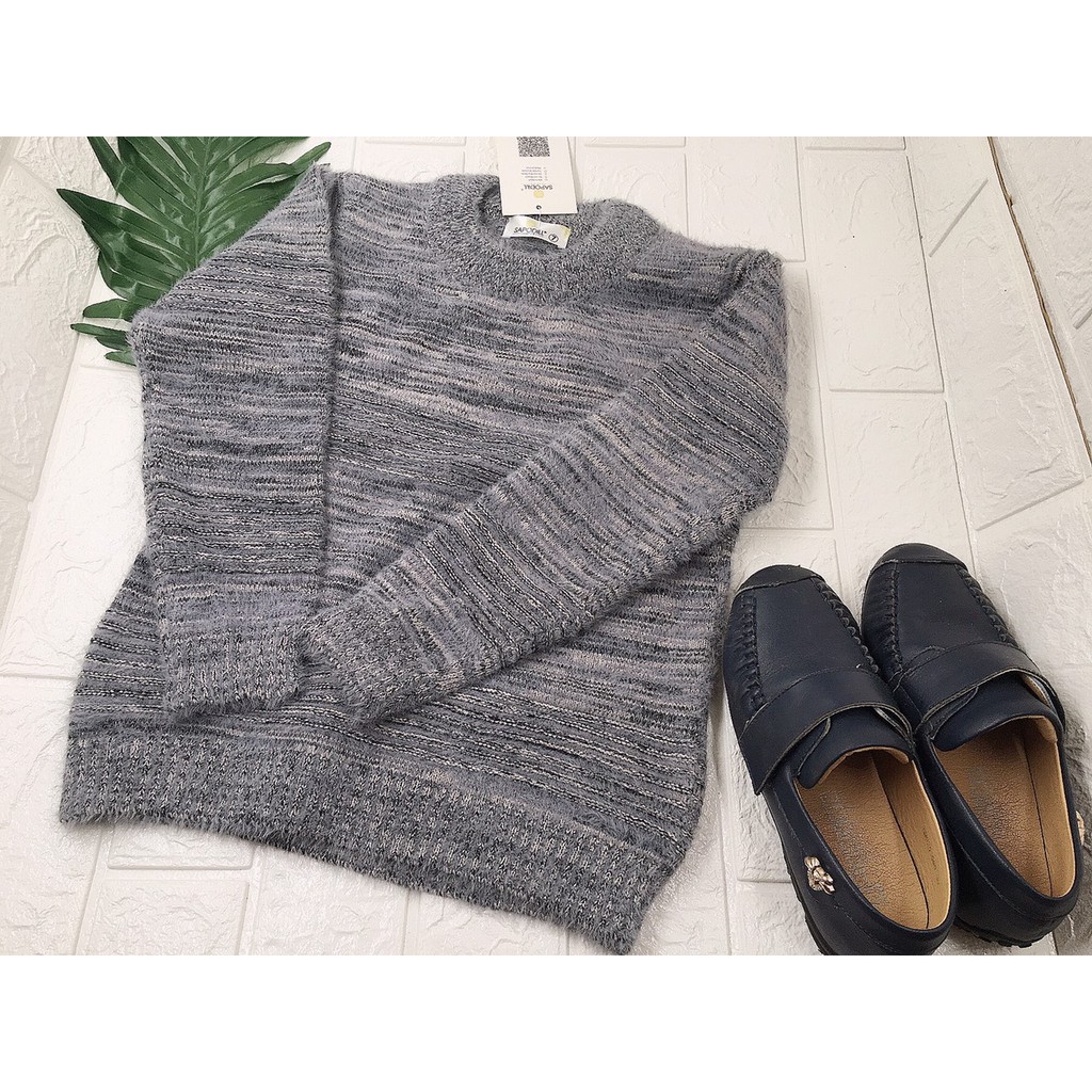 Áo len dài tay cho bé trai sz 18- 30kg,chất len lông thỏ mềm, mướt  ảnh thật 100%