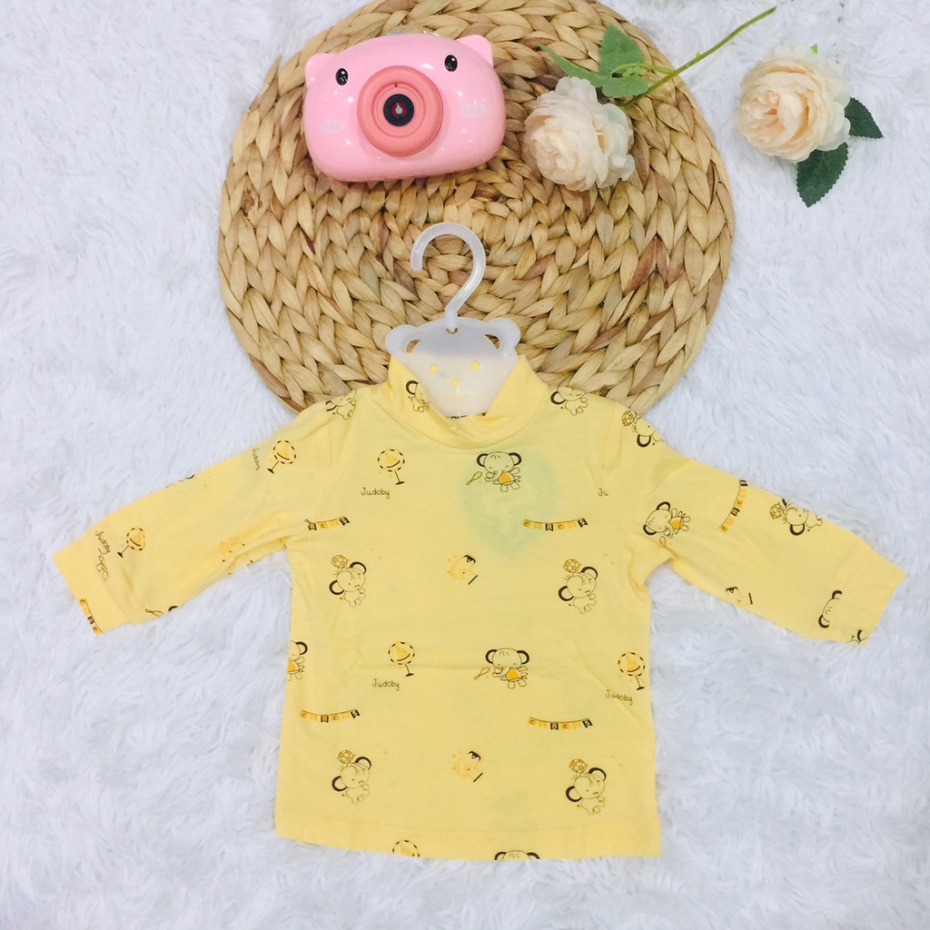 Áo thun dài tay thu đông cho bé trai bé gái  Judoby Dokma sale size 3-24M JA127
