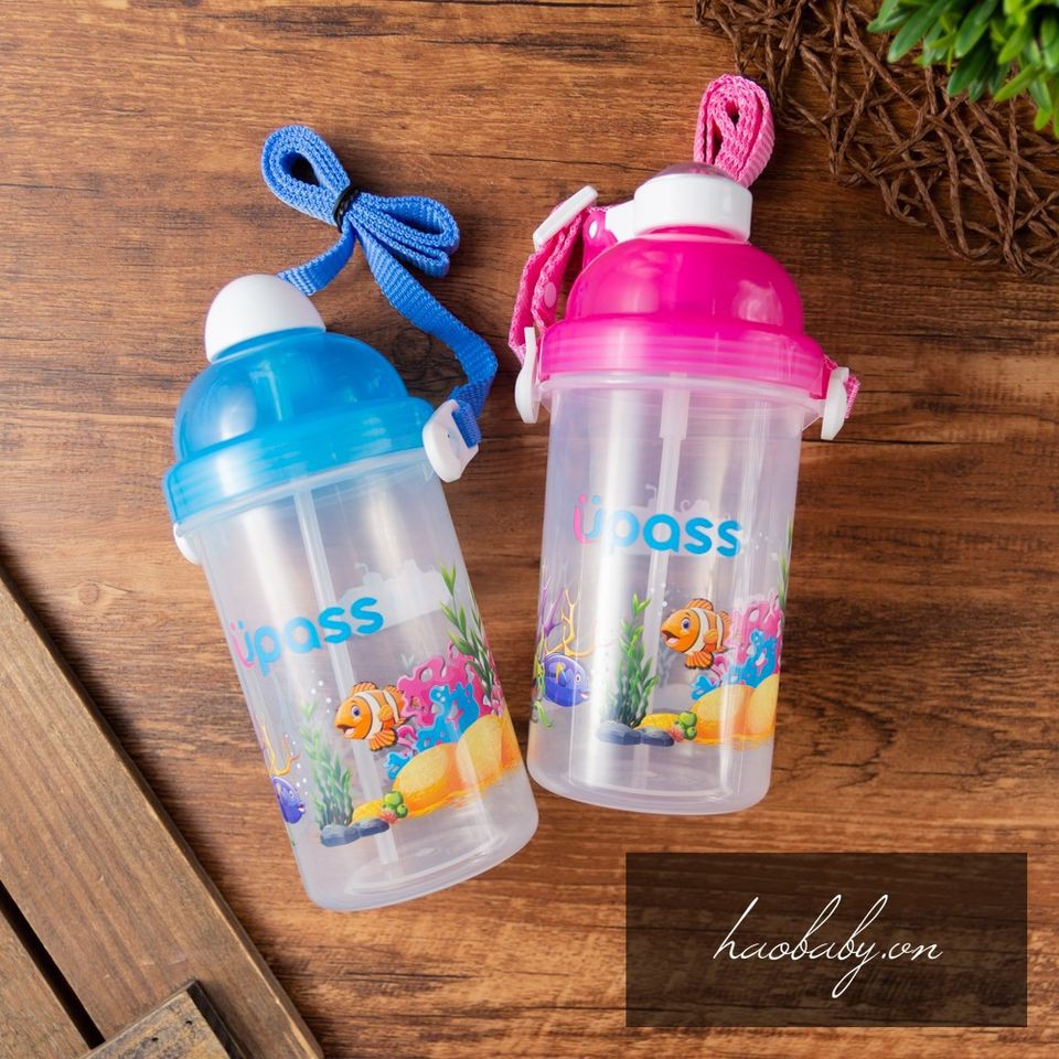 [Haobaby shop] Bình nước Upass nắp bật cho bé