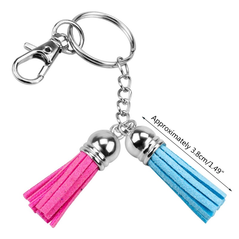 Dây Tua Rua Mini 38mm Bằng Da Lộn Dùng Làm Trang Sức DIY