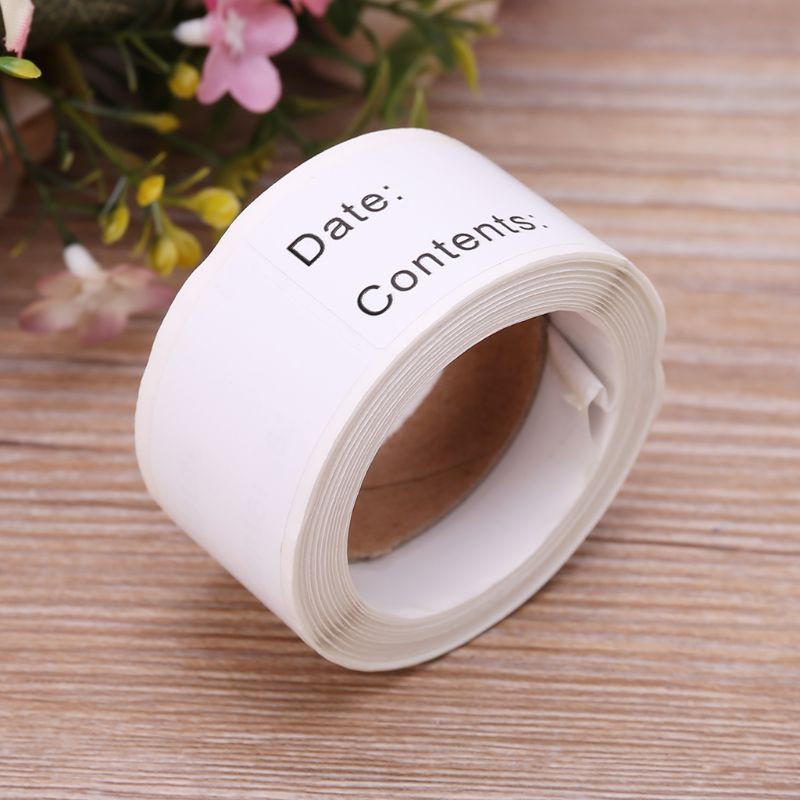 125 Nhãn dán đánh dấu hộp đựng thực phẩm tiện dụng cho nhà bếp tiện dụng