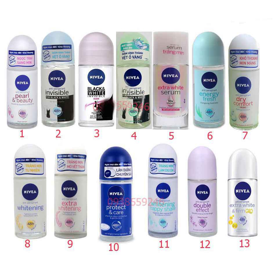 Các dòng lăn khử mùi Nivea dành cho nữ