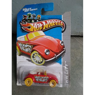 Xe Hotwheels Volkswagen Beetle mui trần, hàng hiếm