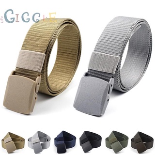 Belt Waist Wearable Outside Nylon Waistband With Plastic Buckle Accessory Casual