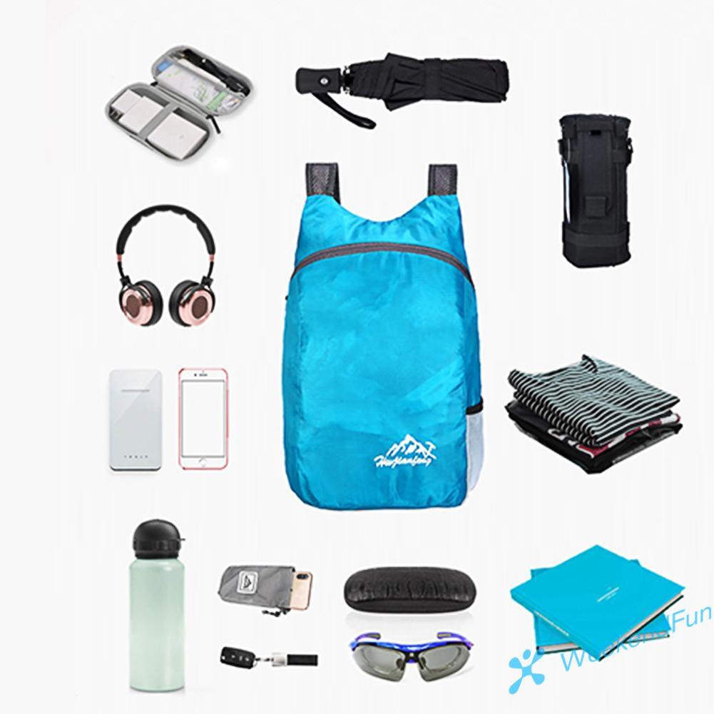 20L Outdoor Folding Rucksack Lightweight Waterproof Sports Travel Backpack