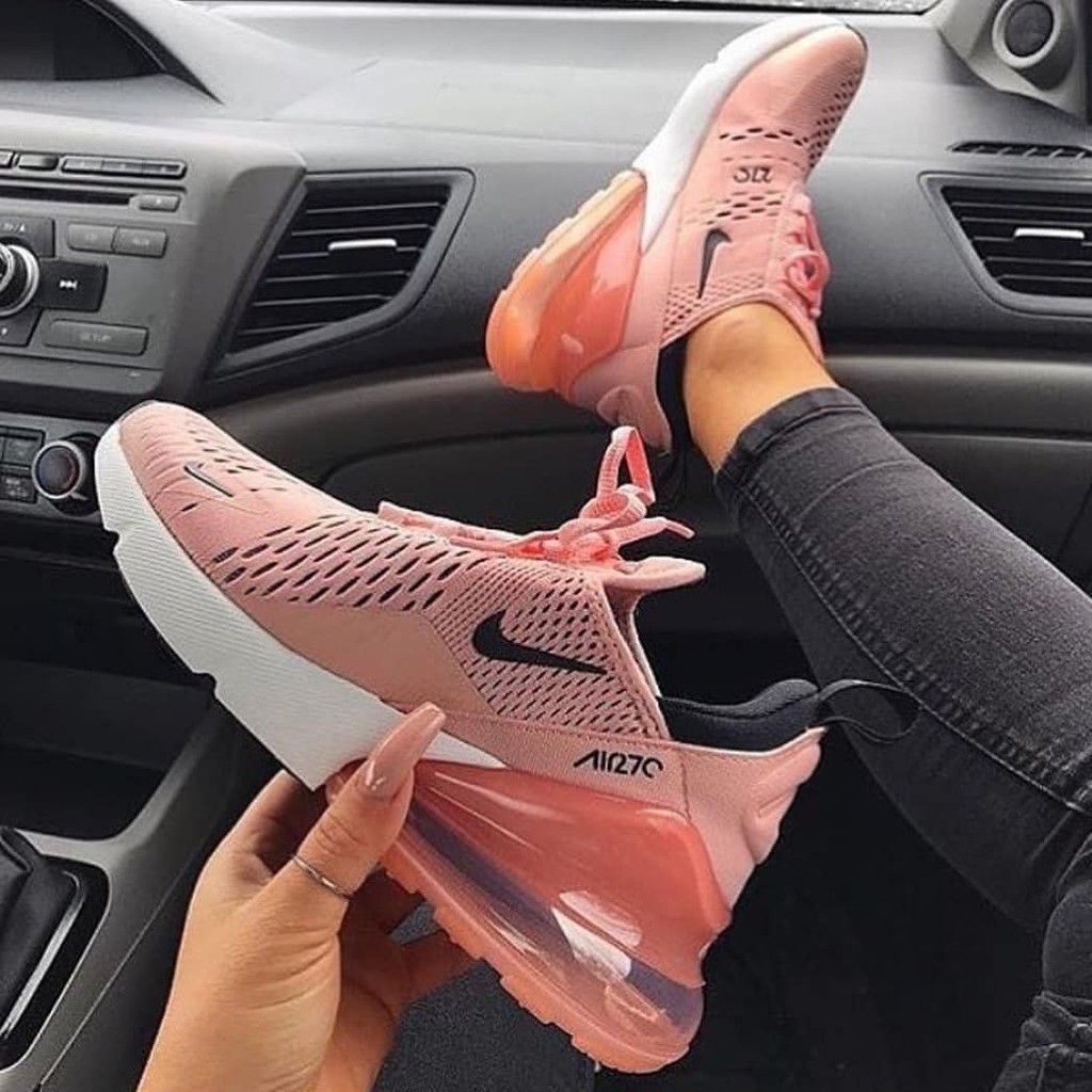 (SIÊU ĐẸP - TẶNG MÓC KHÓA) Giày thể thao nam nữ AIR MAX 270 pink hồng
