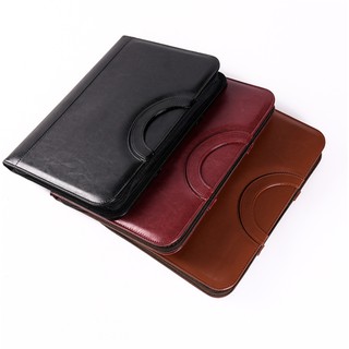 Cặp tài liệu kẹp văn kiện A4 đa năng có ngăn đựng máy tính bỏ túi và thẻ tín dụng - HaruShop168