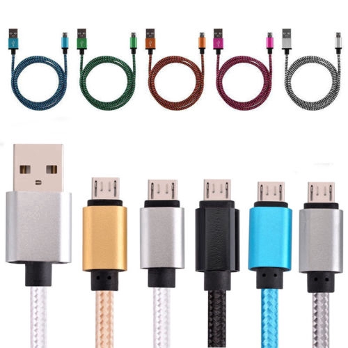 Cáp sạc nhanh Micro USB 3.1 dây bện