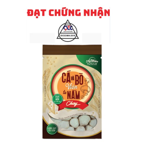 [CHỈ GIAO TPHCM] Cá & Bò Viên Từ Nấm Chay An Nhiên, Thịt Chay, Thực Phẩm Chay Dinh Dưỡng, Thuần Chay Healthy, Đồ Ăn Chay