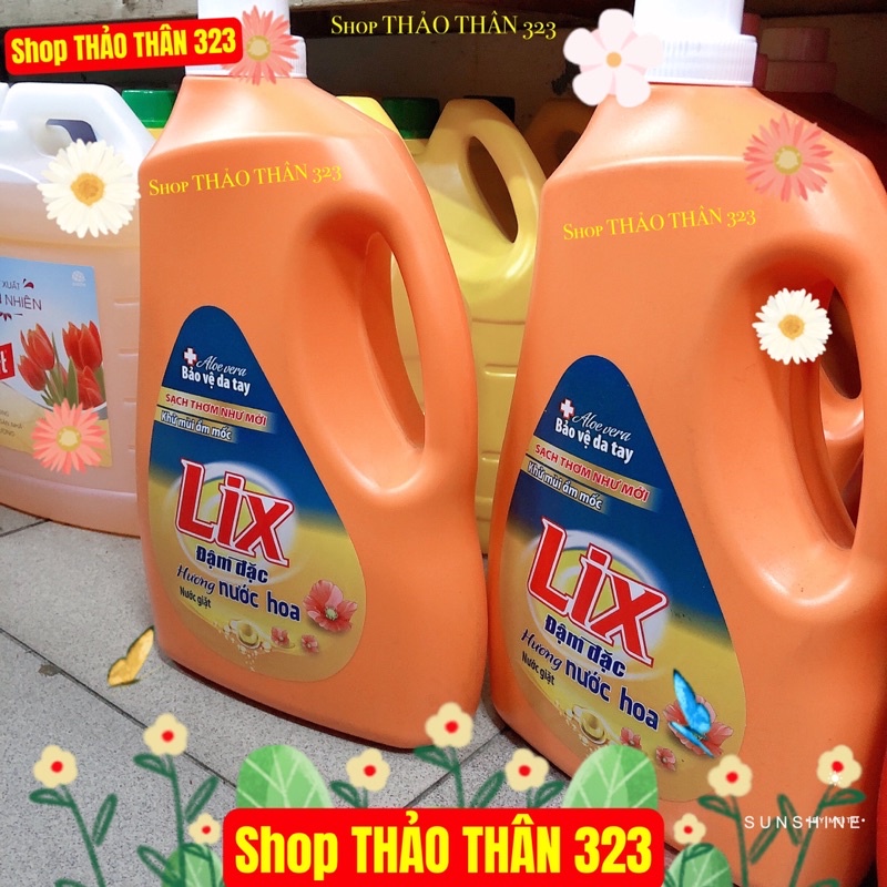 Nước Giặt Lix Đậm Đặc 3,6Kg Giặt Cửa Trên và Giặt Tay